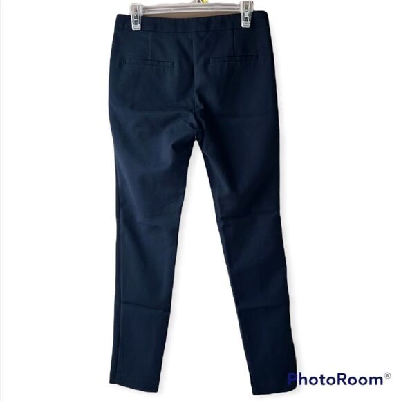 Zara Navy Blue Straight Leg Dress Pants Size Small - Picture 5 of 9